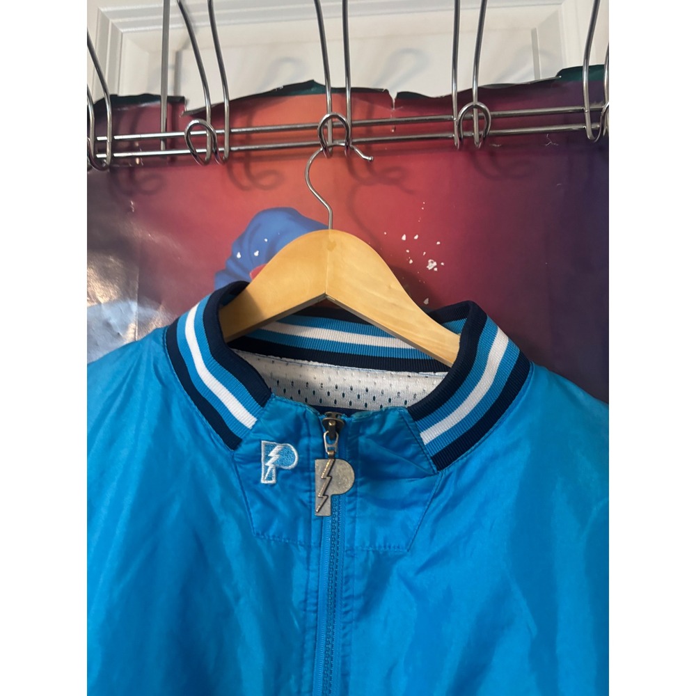Vintage Pro Player UNC Tar Heels Half Zip Windbreaker Jacket Blue Mens XL - Picture 6 of 9